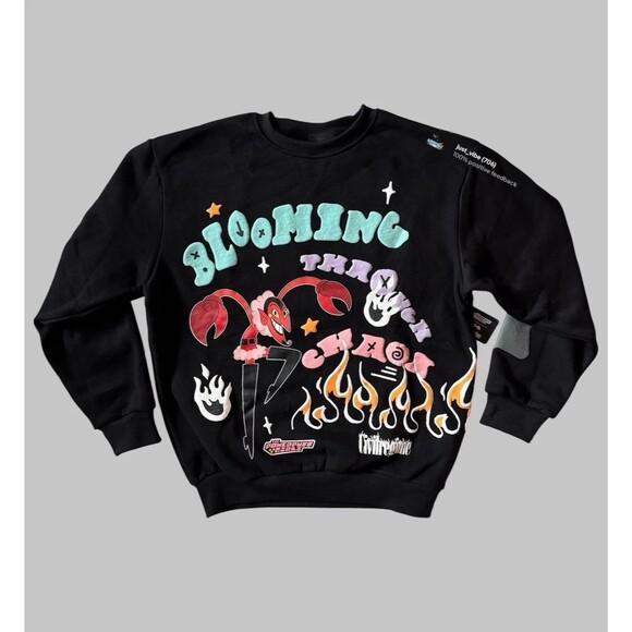 Civil Regime x The Powerpuff Girls Puff Club Baddies Crewneck Men’s Large NWT